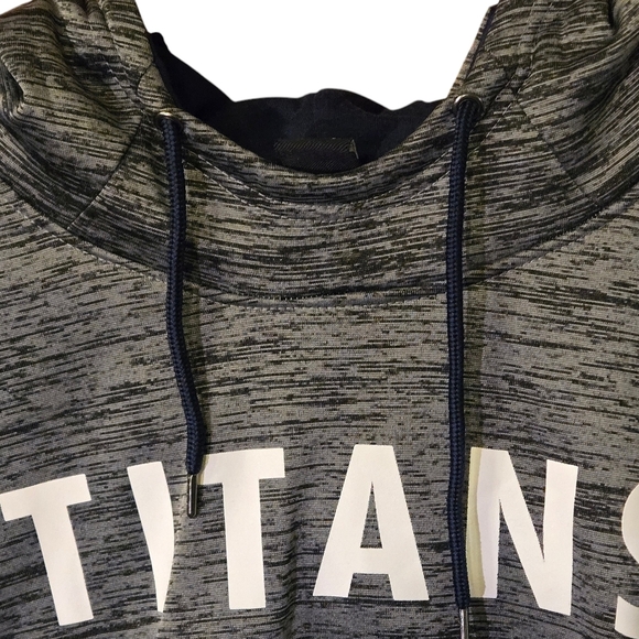 NFL Tennessee Titans Team Apparel Women XXL Mottled Gray/Silver Hoodie Sweatshrt - Picture 2 of 16